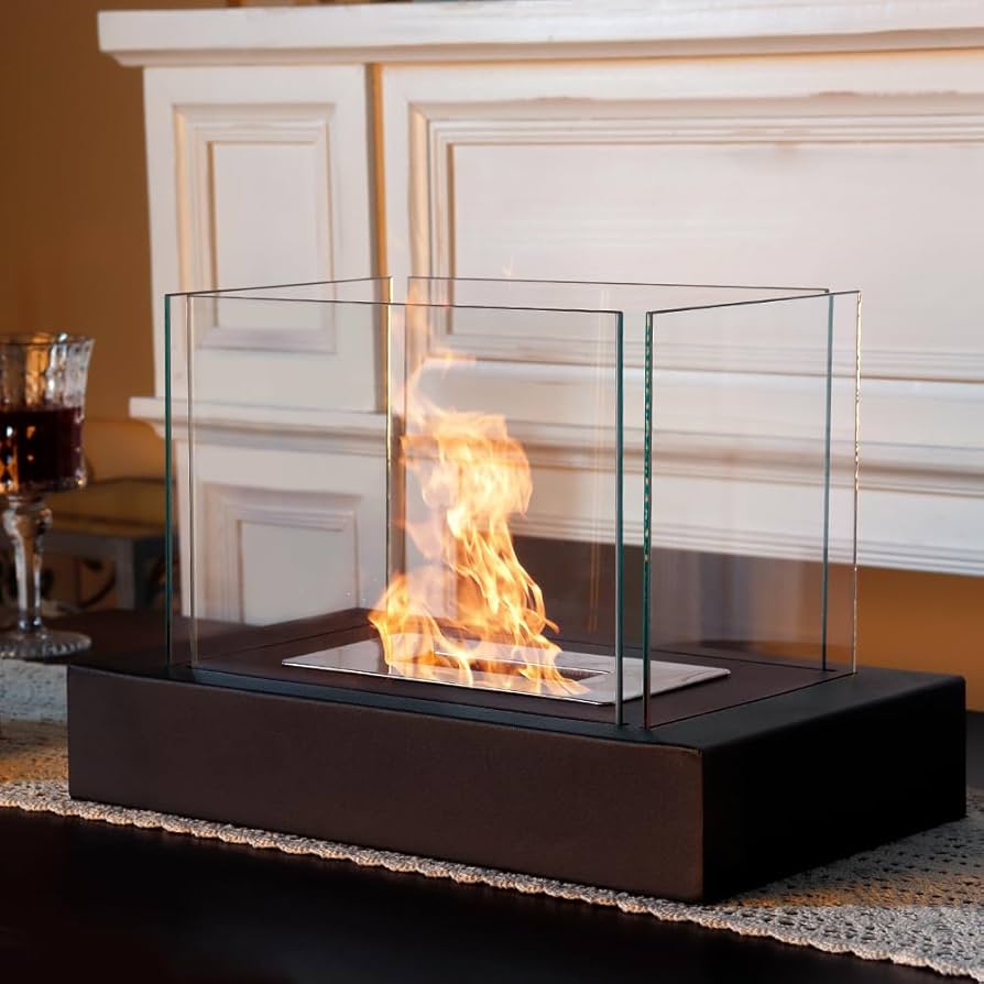 Amazon.co.jp: NEWIMAGE 長方形ファイアボウルポット 4面ガラス