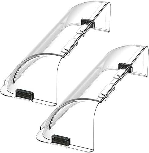 Home Intuition Deflector de aire magnético ajustable para paredes ventilación de techo 10  14 pulgadas, HD08408