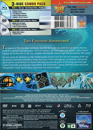 Atlantis: The Lost Empire / Atlantis: Milo's Return: Two-Movie Collection (Three Disc Blu-ray / DVD Combo) image 4