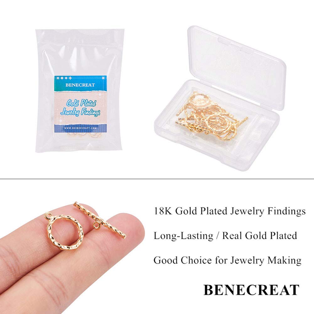 56 Pièces Fermoirs Coulissants Plaqué Or 18K - 8 Tailles Pour Bracelets Et Bijoux DIY