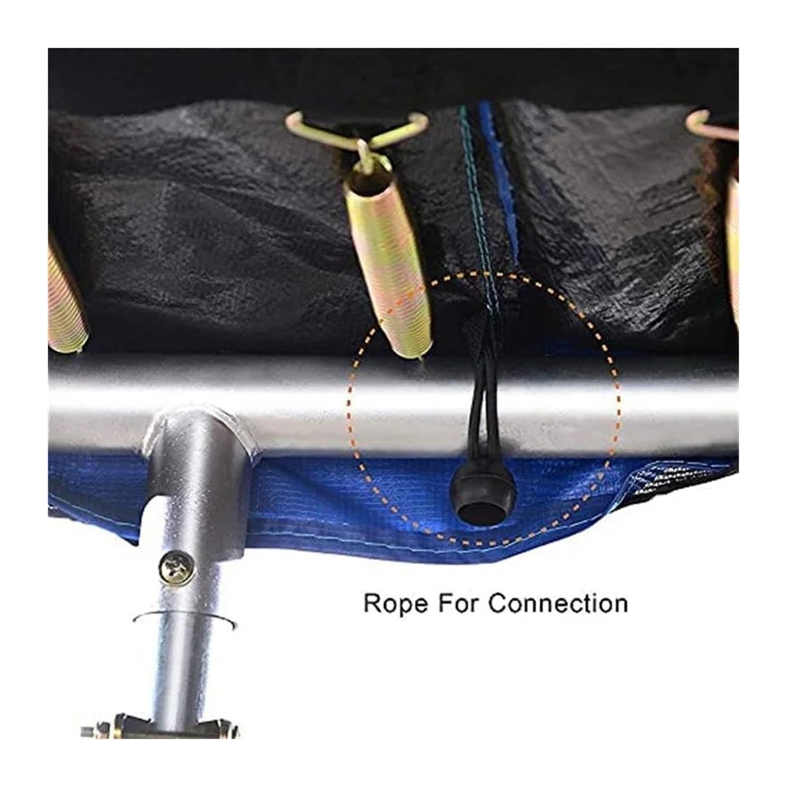 Colchoneta Recambio Exterior Trampolín Estera De Protección Para Trampolín De 6/8/10 Pies, Almohadilla De Seguridad Para Trampolín, Accesorios Deportivos Redondos Resistentes Al Agua Para El Hogar