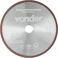 Vonder, Rebolo Diamantado Para Afiação De Serras, 150 Mm.