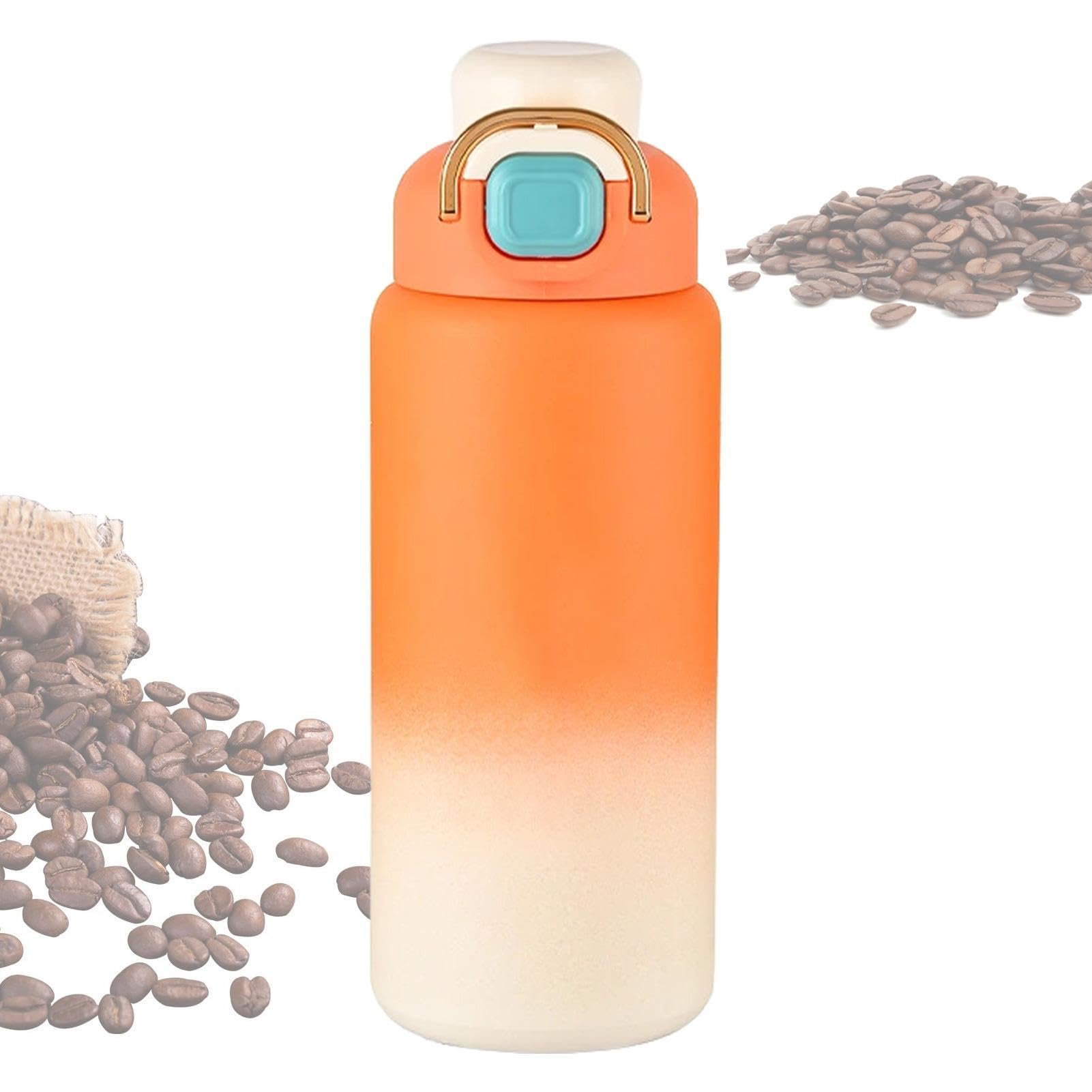 Borraccia Per Acqua Isolata 650ml Grande Bottiglia Portatile Con Cannuccia | Fiaschetta Impermeabile Da Esterno Per Bambini Scuola Ragazze Uomini Palestra Caffè Donne Sport Viaggio Esterno