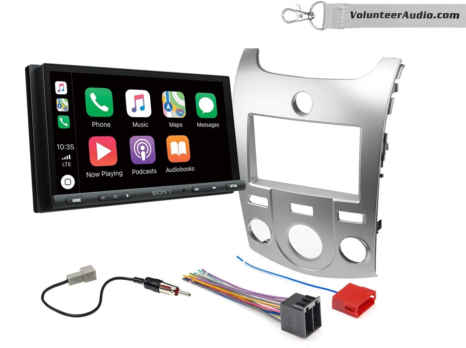 Buy Sony XAVAX5000 Double Din Radio Install Kit With Apple CarPlay, Android Auto, Sirius XM
