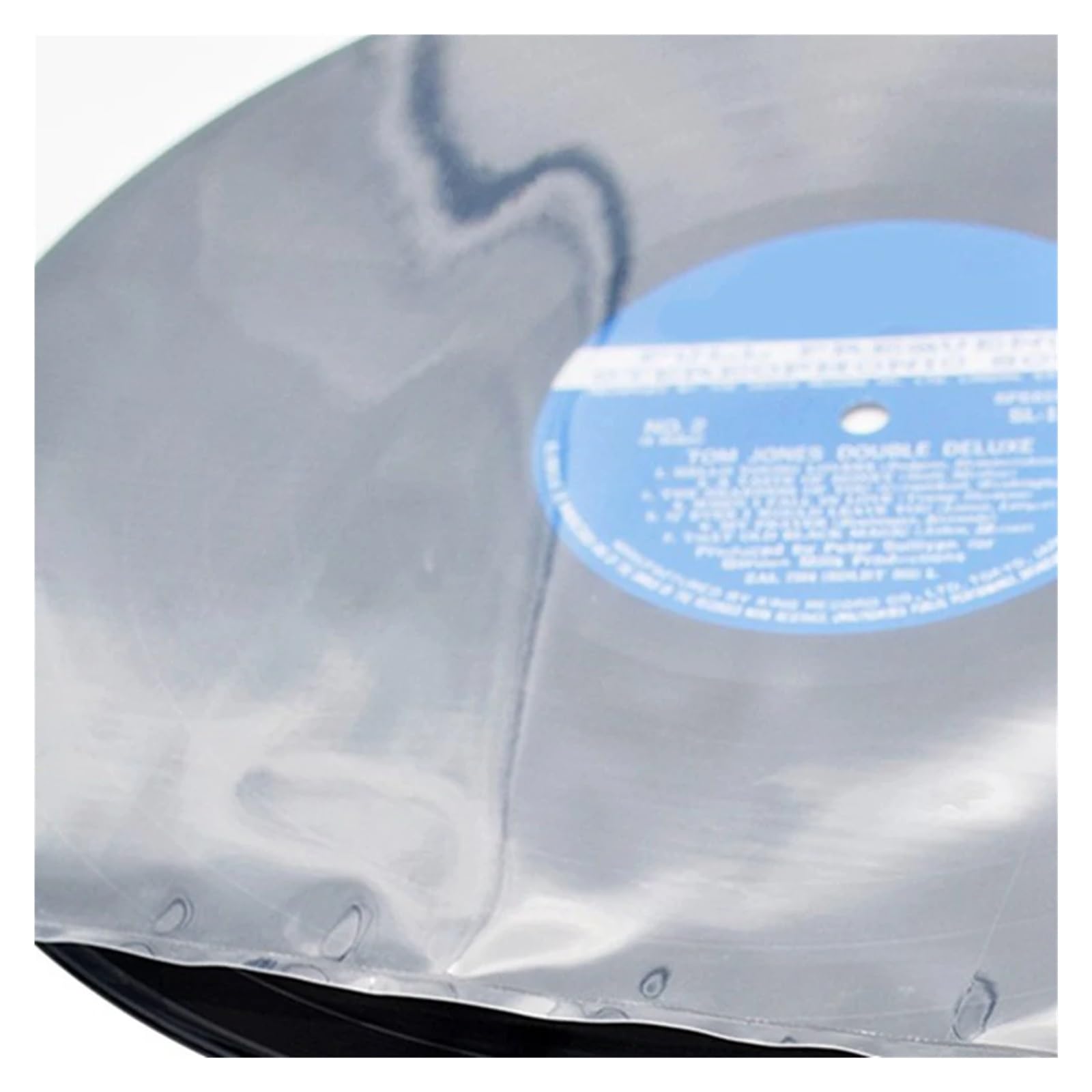 30 Buste Piatte Aperte in Alto da 6,7 ​​Mil, robuste, in plastica, for Dischi in Vinile da 12 Pollici Manicotti Interni per Dischi in Vinile
