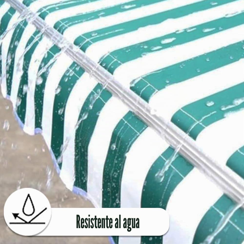 Lona De Repuesto para Toldo Exterior 3.0x2m, Tela De Repuesto para Toldo, Lona Recambio Jardín Patio Terraza Balcón(Khaki,3.0x2m(10x6.5ft))