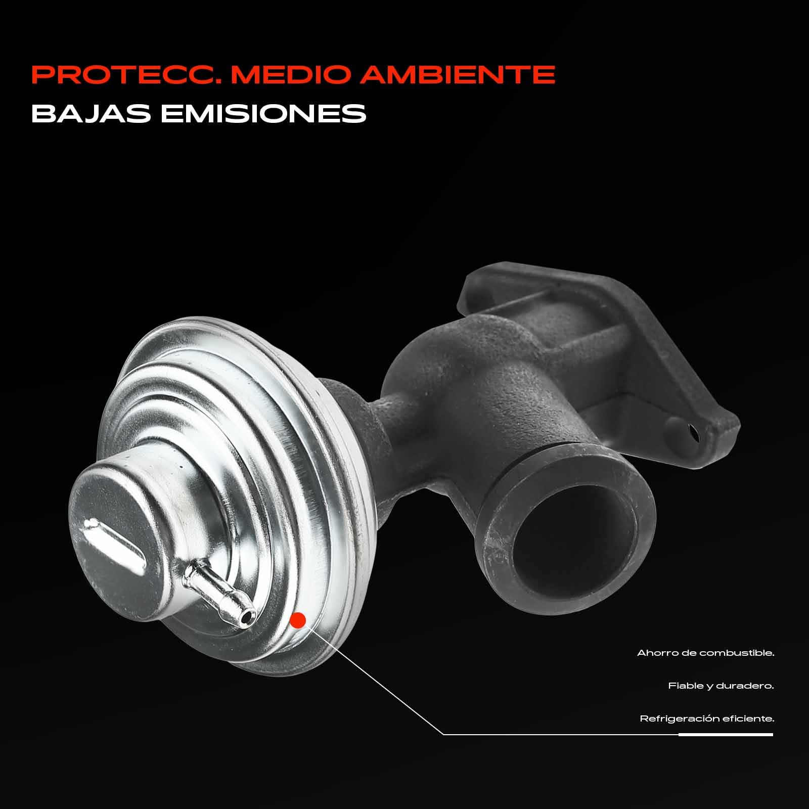 Frankberg Válvula EGR de recirculación de gases de escape 9633602180 | Compatible con: Xsara N1, 406 Descanso 8E/F, C5 I Break DE, 607 9D 9U, 306 7B N3 N5