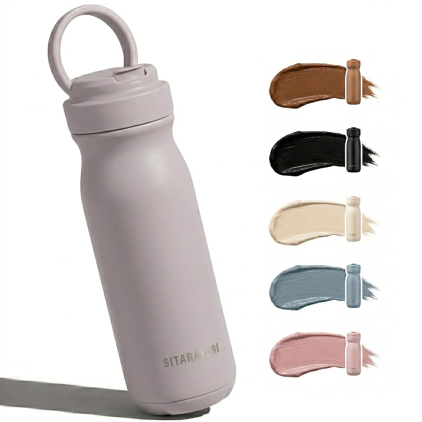 Amazon | 水筒 527ml スクリュー タンブラー ストロー付き 直飲み 真空