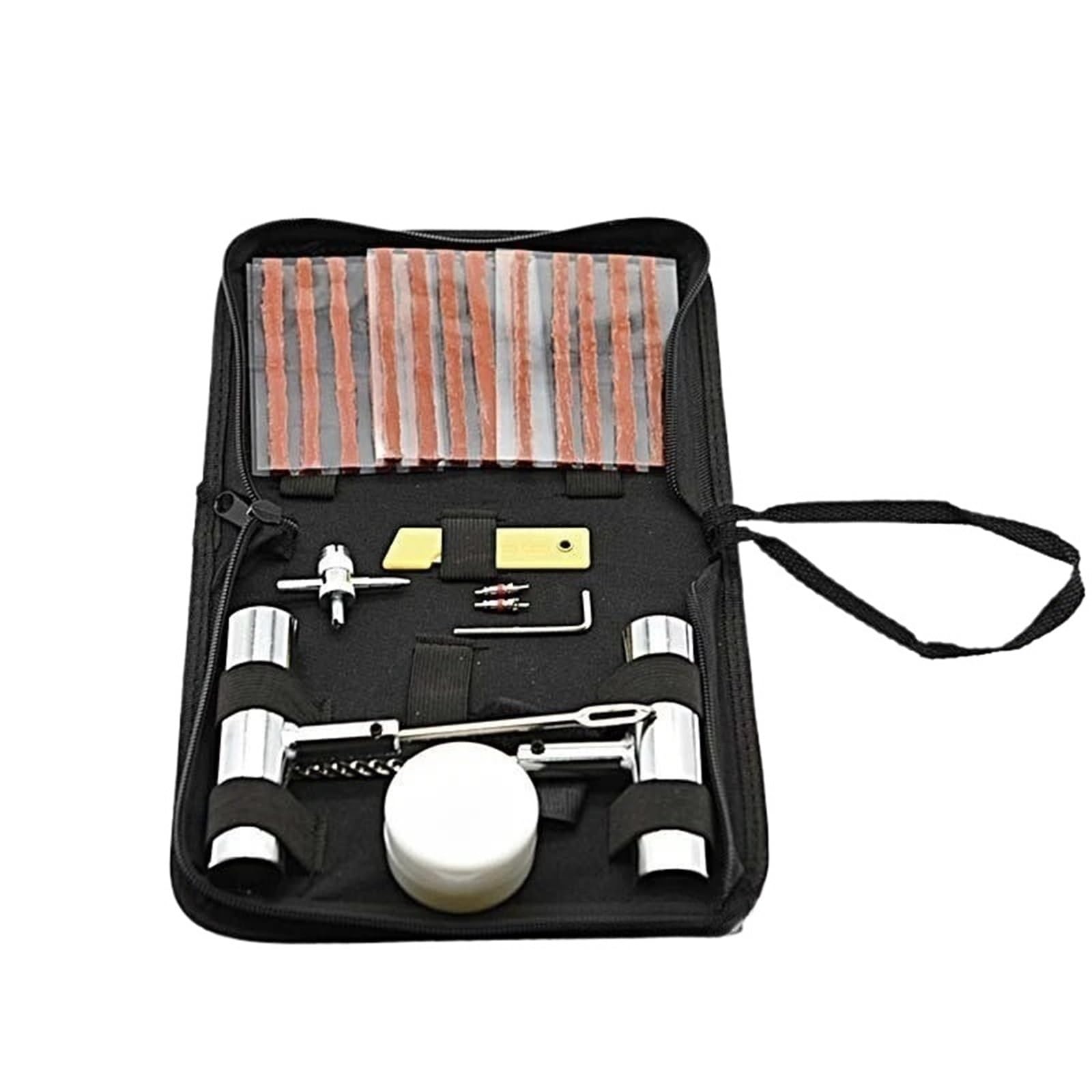 Genérico Kit De Reparación De Neumáticos De Bicicleta, Juego De Tapones For Pinchazos, 24/46/62 Piezas, Herramientas Portátiles De Mantenimiento De Parches De Neumáticos