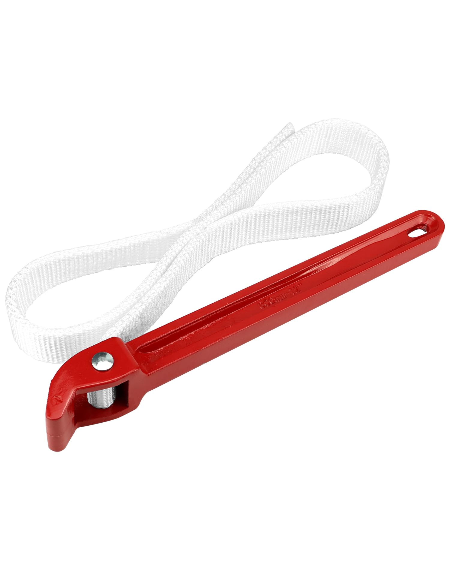 QWORK® Klucz taśmowy Klucz do filtra oleju, nylonowym paskiem 865 mm, uniwersalnie regulowany do maksymalnej średnicy Ø160 mm