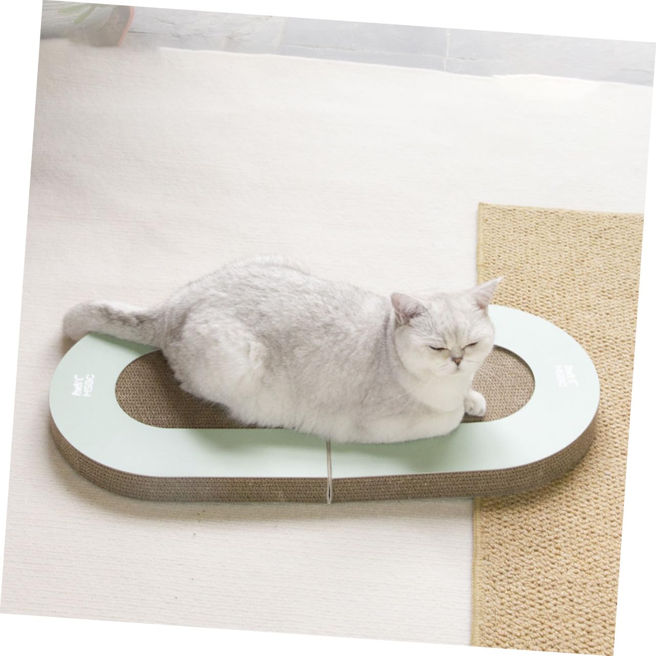 TOYANDONA Tablero Rascador Plegable para Gatos de Cartón Ondulado Alfombra Rascadora Interior para Satisfacer el de Arañazo y Muebles
