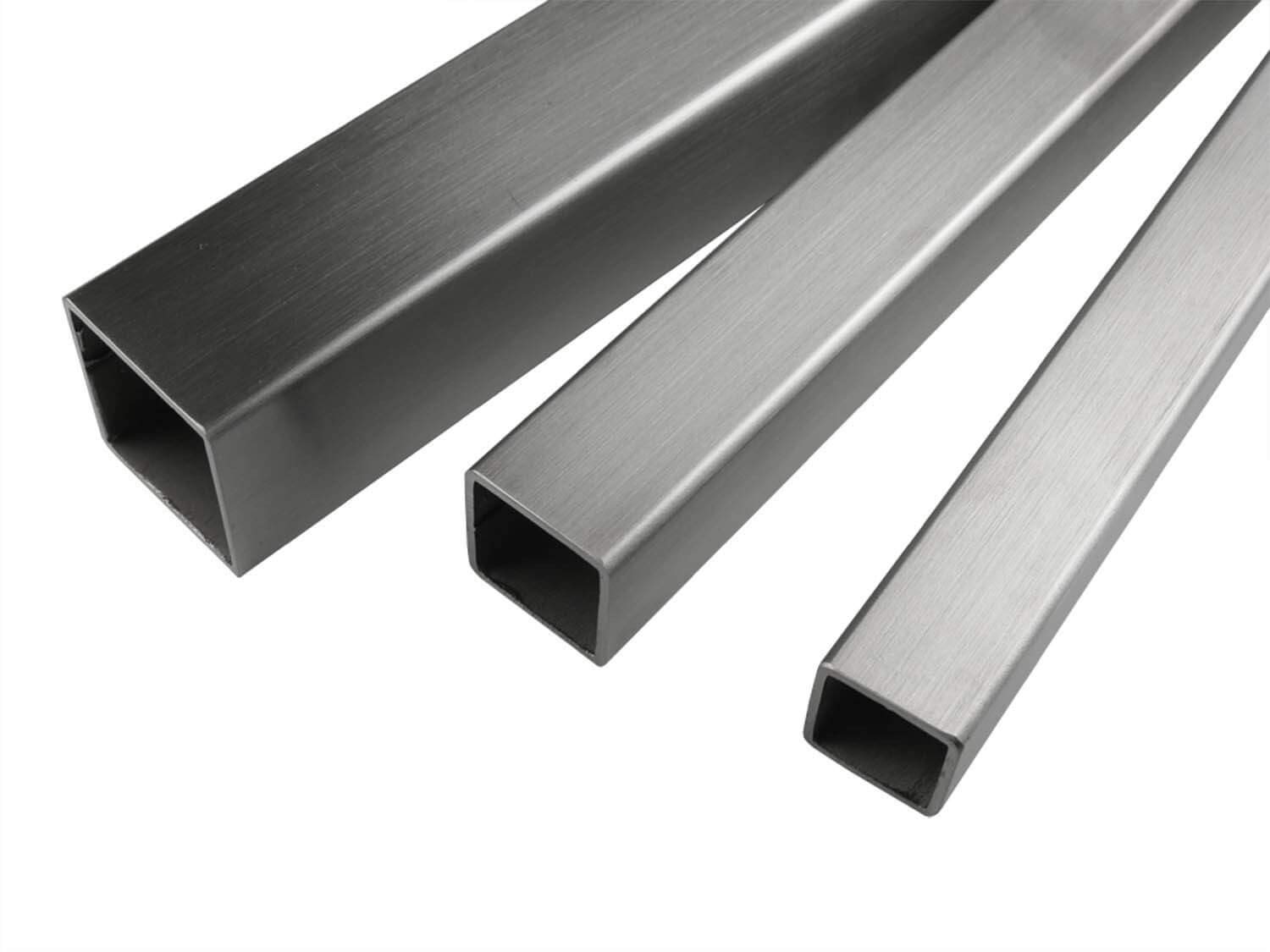 Aluminium Square Tube Box Section Alloy Various Sizes TMW Profiles