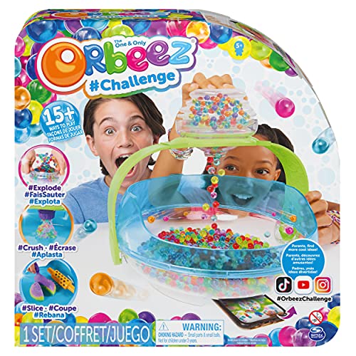 Orbeez Challenge, The One and Only, 2000 Non-Toxic Water Beads, Includes 6 Tools and Storage, Sensory Toy for Kids Aged 5 and Up