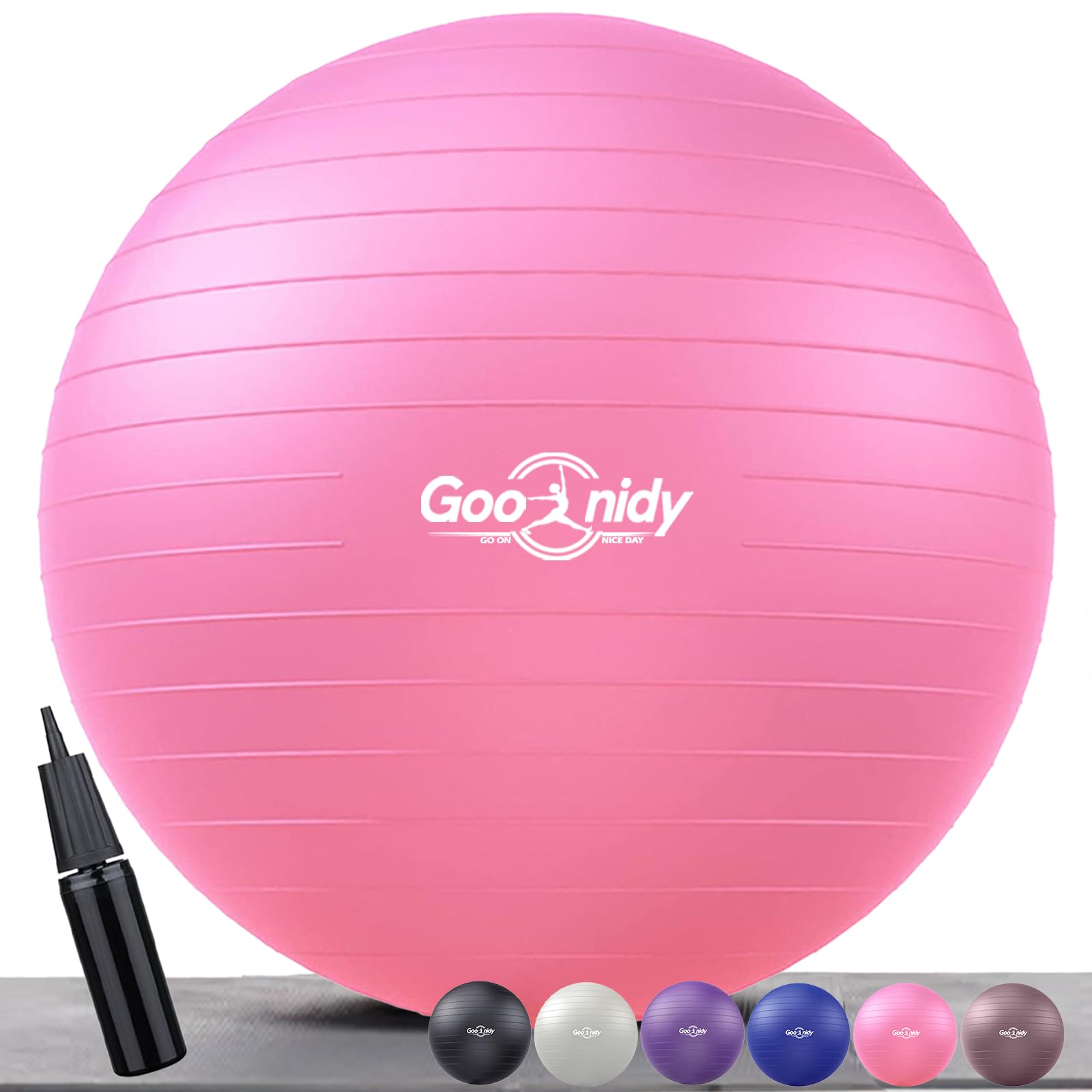 Large Inflatable Pregnancy Ball, Swiss Ball Pregnant Women's Chair for Pilates Gym Yoga Fitness, Ergonomic Adult Office Seat Ball (Sport, Muscle Strengthening &amp; Kinesitherapie Back)