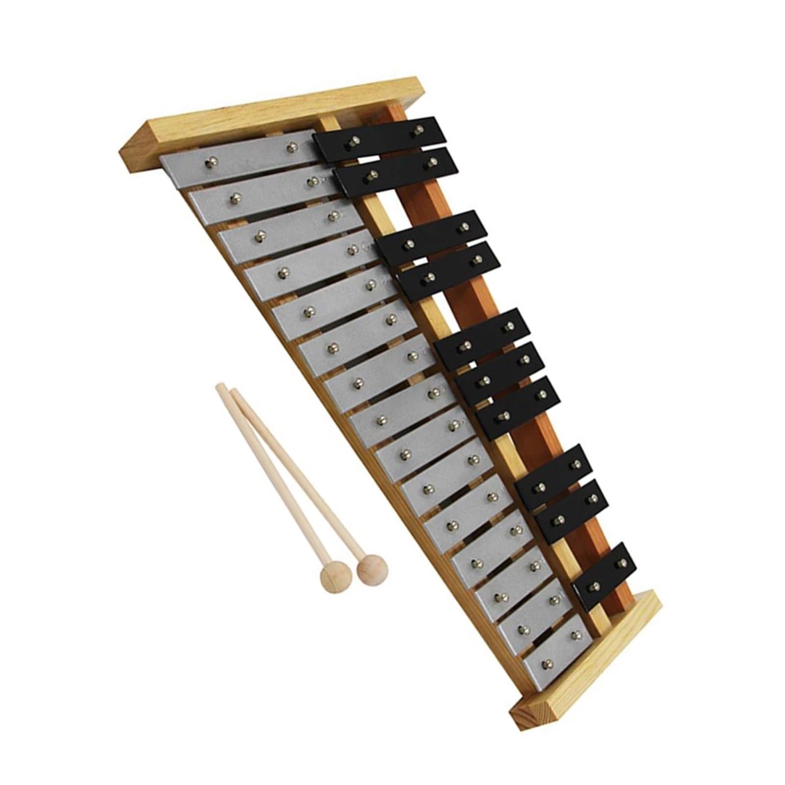 Instrumento de percusión Glockenspiel con caja armónica de metal de 25 notas para principiantes Kit De Glockenspiel Profesional
