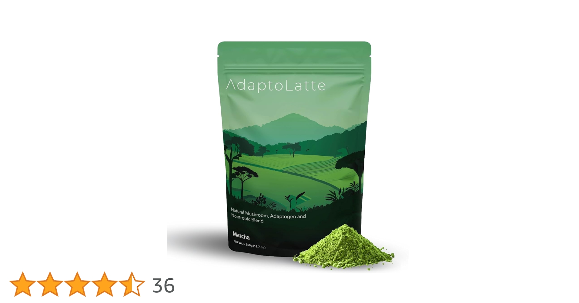 Amazon.co.jp: 【公式】AdaptoLatte アダプトラテ 抹茶 360g