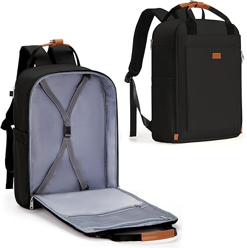 UPPACK Mochila de viaje para mujeres y hombres, mochila de transporte para aviones, mochila grande para senderismo, mochila para artículos