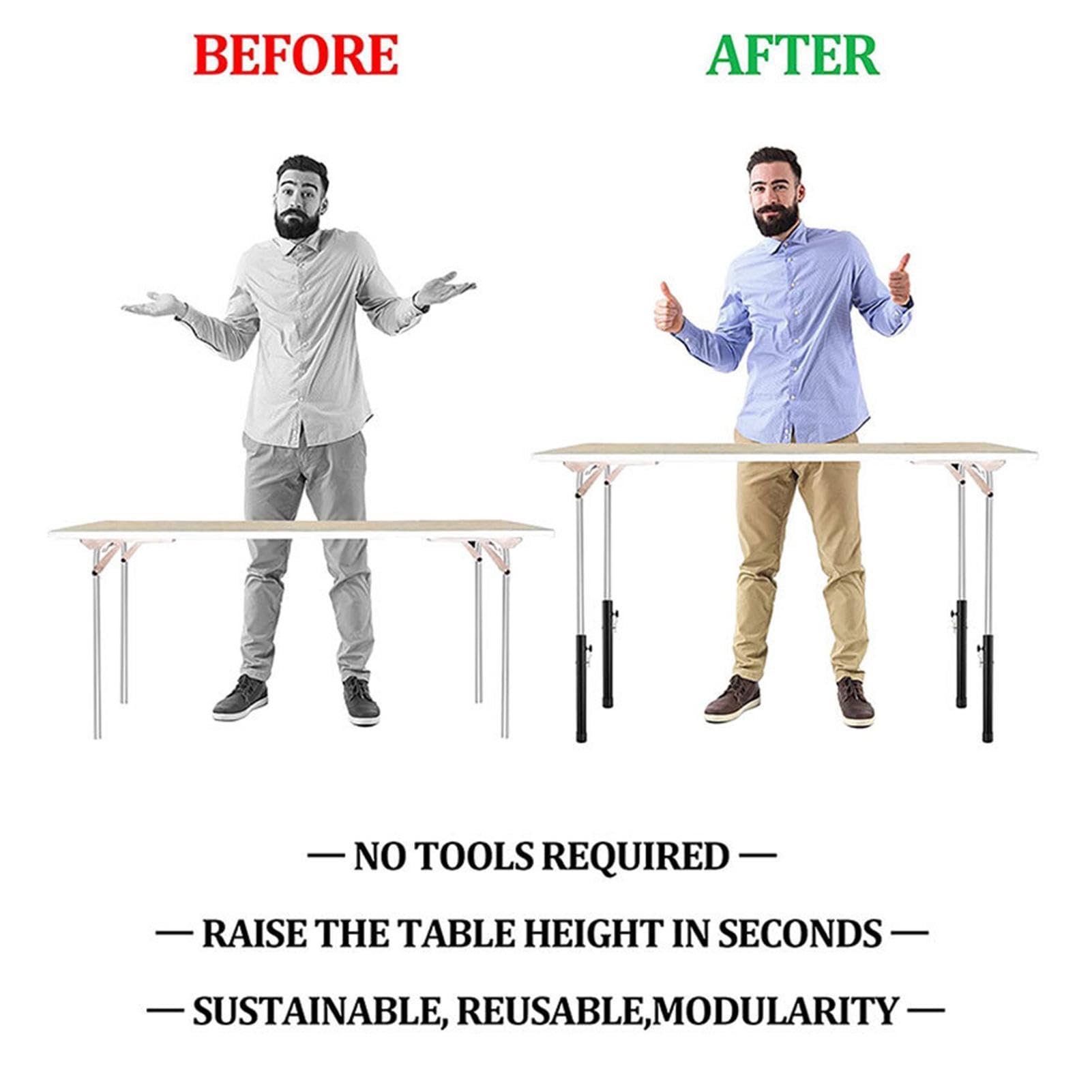 Amazon | 家具4点セット テーブル脚 クリップ式テーブル脚 穴あけ不要