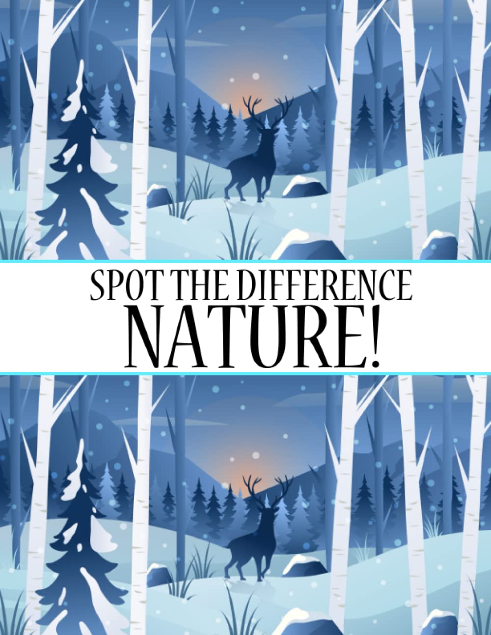 Spot the Difference Nature!: A Fun Picture Puzzle Books for Children Age 6-10