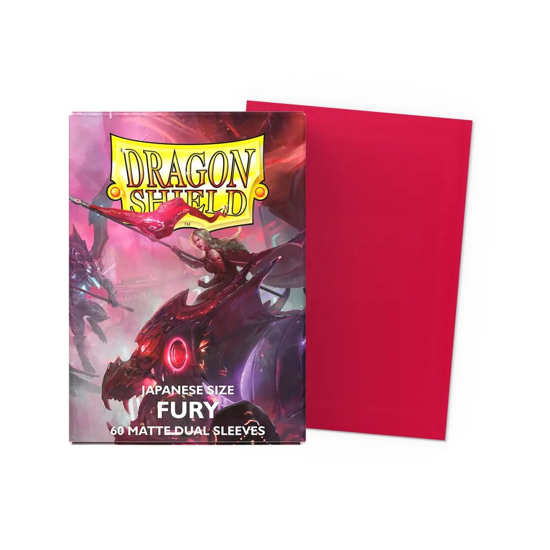 Dragon Shield - Matte Dual - Japanese Size Card Sleeves, Fury