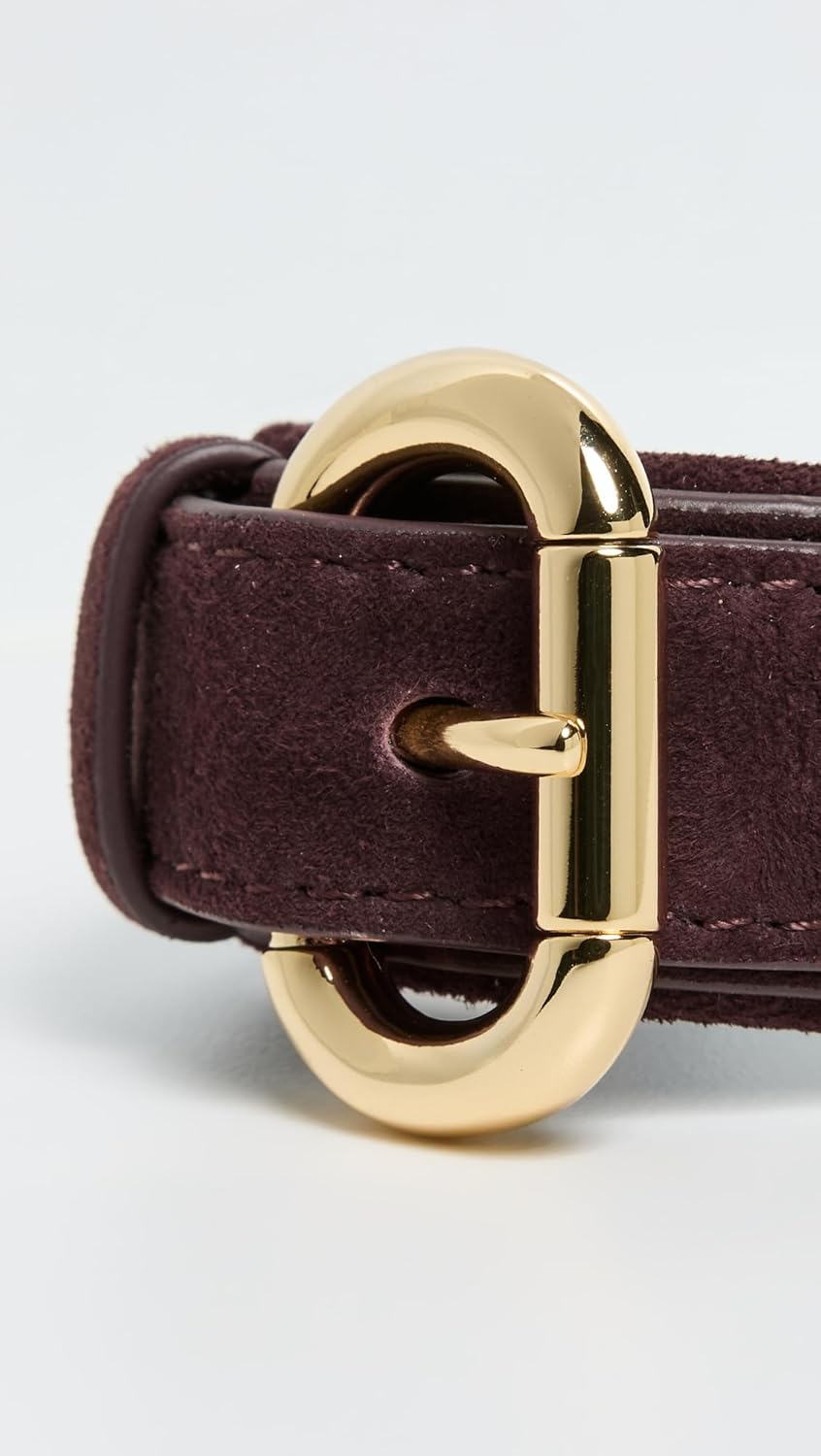 LELET NY Women's Emi Suede Pony Cuff, Chocolate, One Size - Image 4