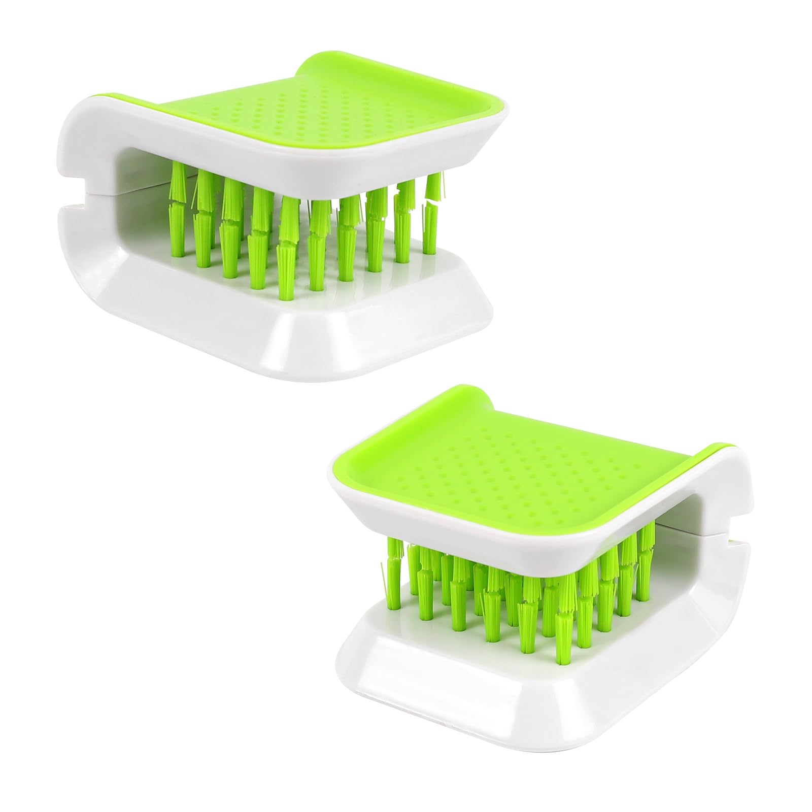 Ongfuwu 2PCS Car Seat Belt Cleaning Brush, U-Shaped Double-Sided Interior Car Detailing Brushes, Non-Slip Seatbelt Cleaner, Universal Washing Tool Cleaning Supplies for Automotive & Home Use (2PCS)