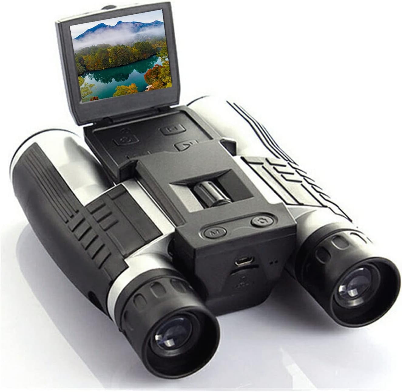 Recording Binoculars, Camera, 12x, High Magnification, Digital Camera Binoculars, Full HD 1080P High Definition, 2.0 LCD, Binocular Camcorder, Concerts, Bird Watching, Live Dome, Golf, Racing, Horse