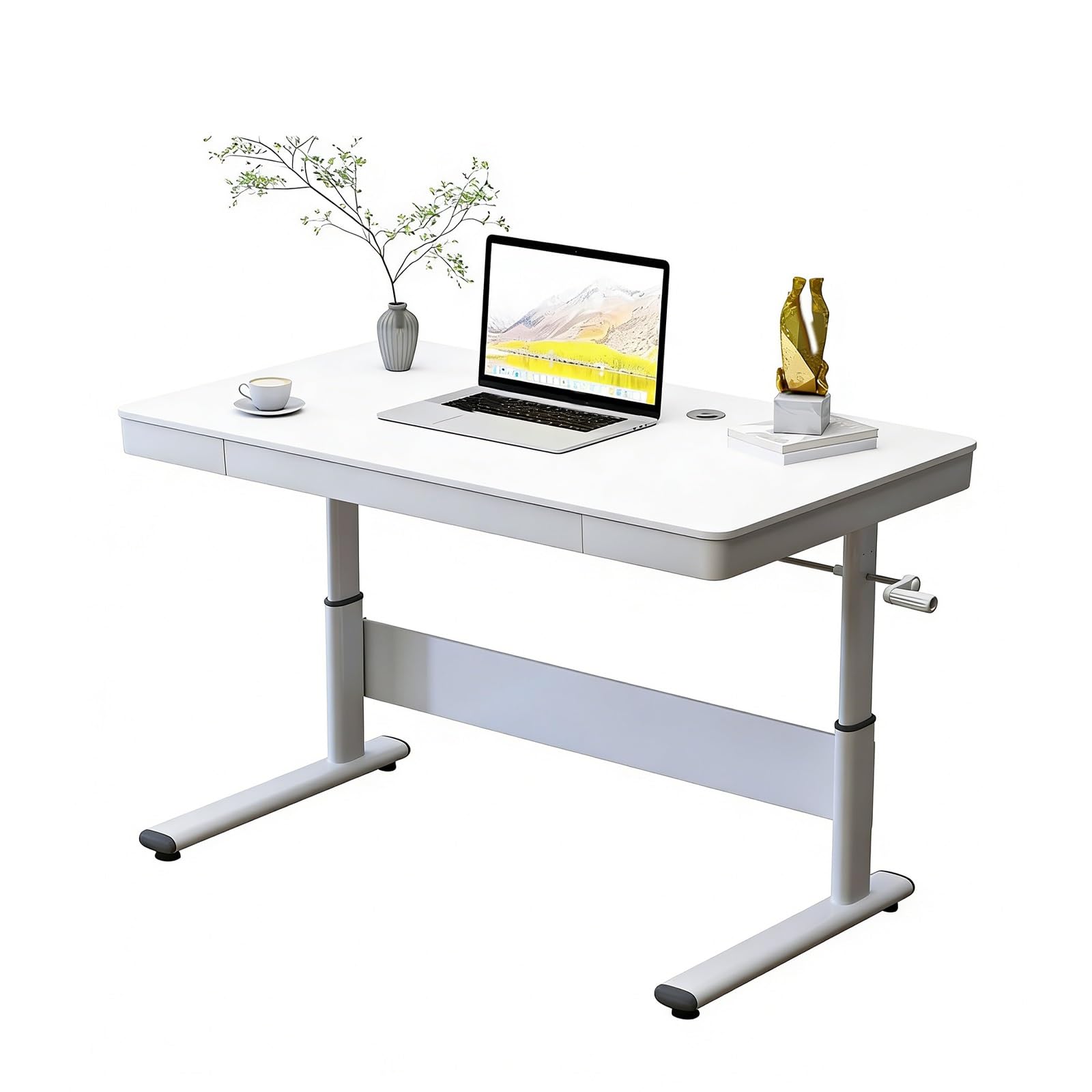 Table d'ordinateur assis-debout pour alterner les positions sans effort