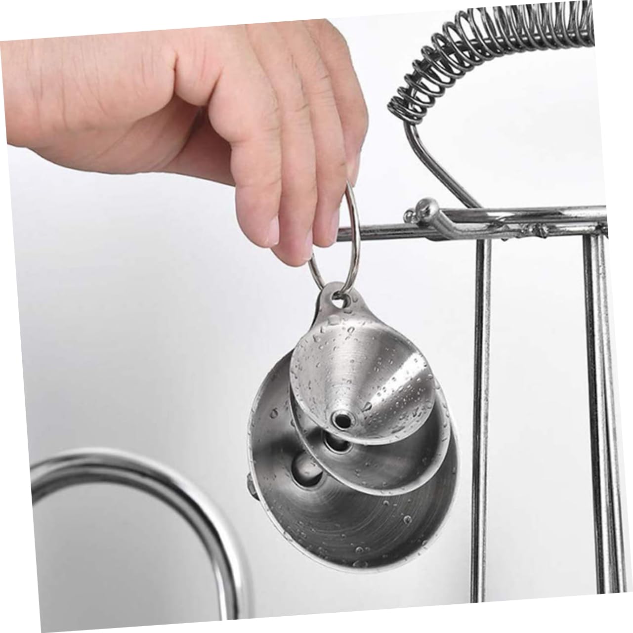 LABRIMP Imbuto in Acciaio Inox Per Cucina Per Trasferire Olio Liquidi Gancio Per Spazzola Accessorio Da Cucina