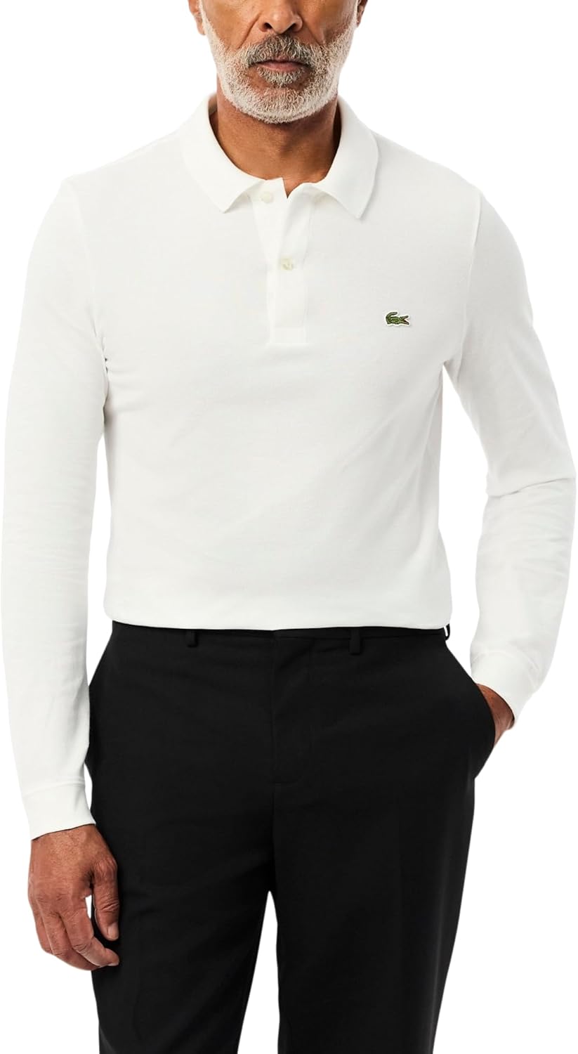 Lacoste Mens Slim Fit L.12.12 Long Sleeved Polo Shirt