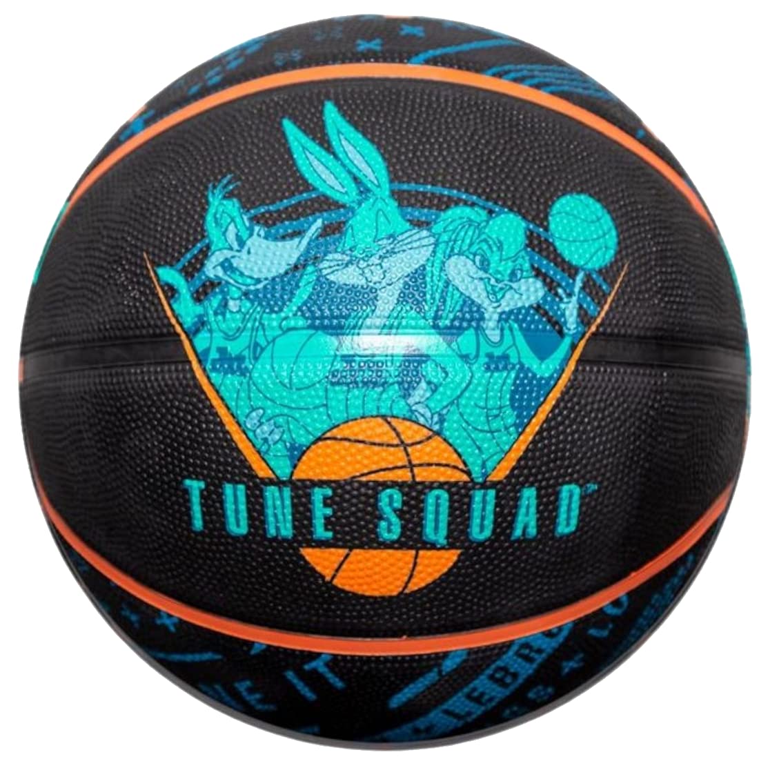 Spalding Space Jam Tune Squad Roster Ball 84540Z - Palline da basket, unisex, nero, 7 EU, 84540Z_7, colore: Nero