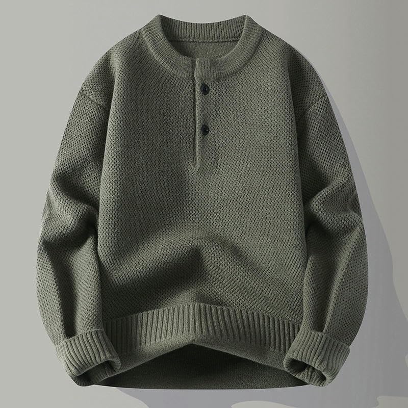 Pull à manches longues pour homme en maille tendance de qualité supérieure