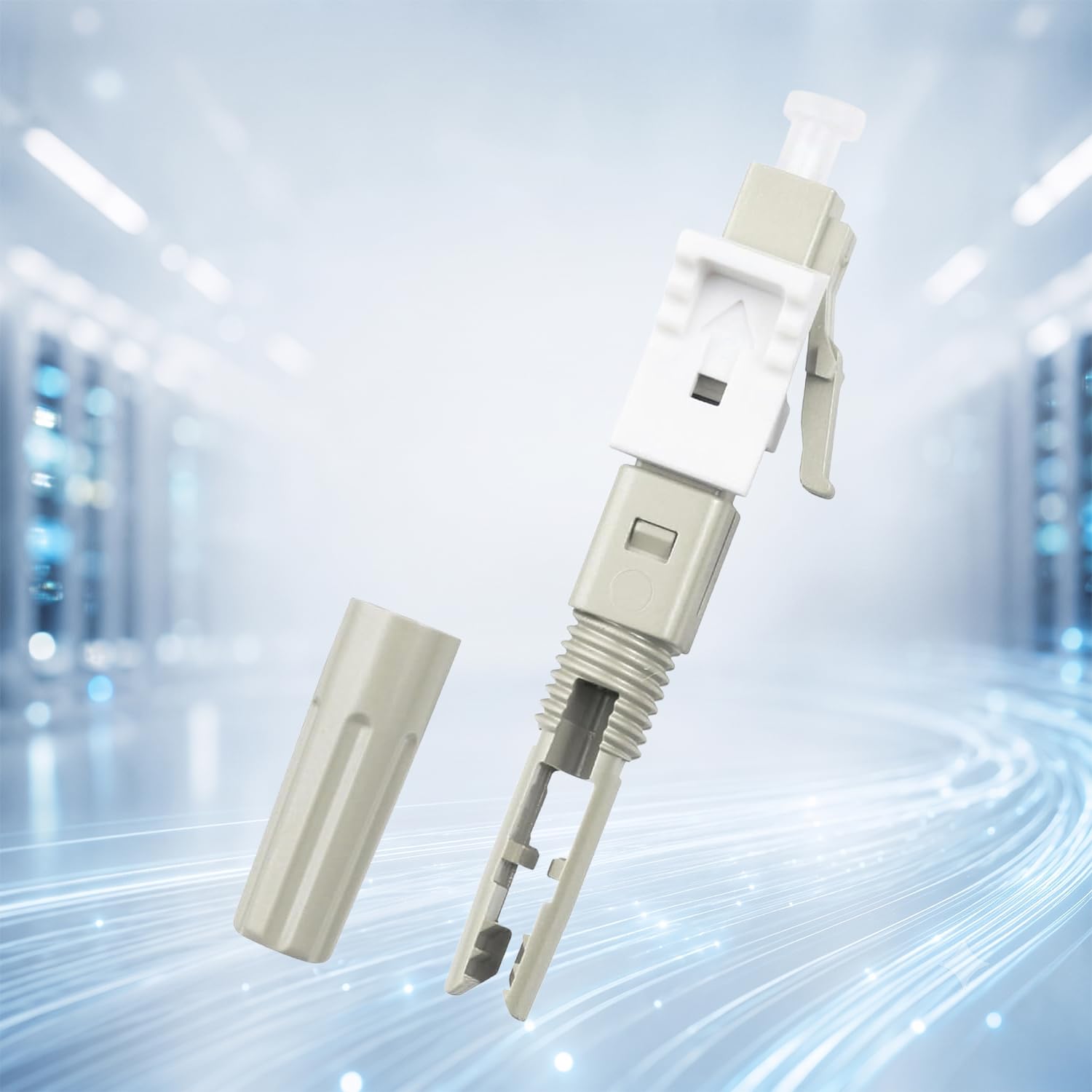 LC/OM3 50/125um Lot de 10 connecteurs rapides pour câble en fibre ronde