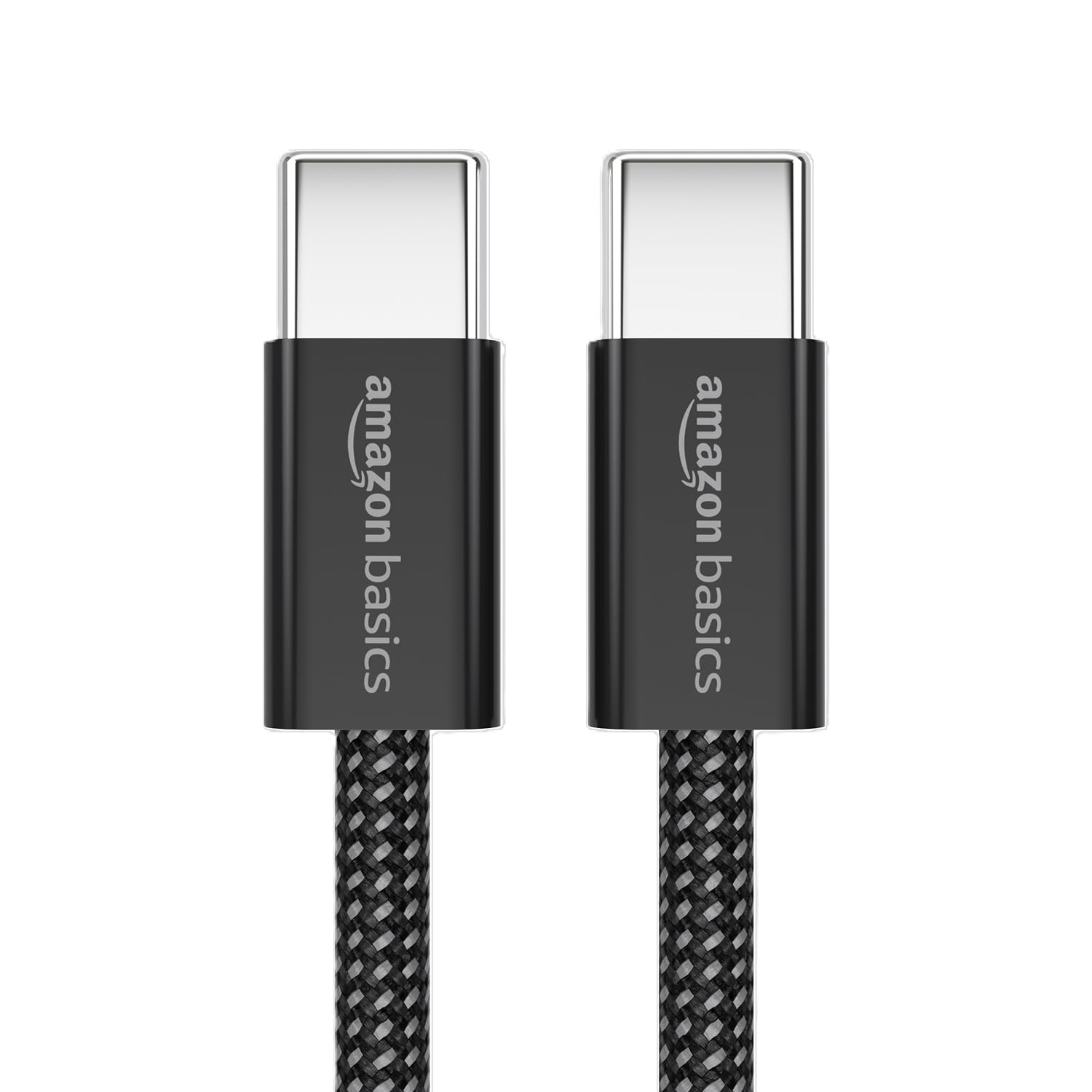 amazon basics Magnetic Coiled Type C to Type C (1.0m, 60W / 3.1A) – Fast, Durable & Tangle-Free Charging