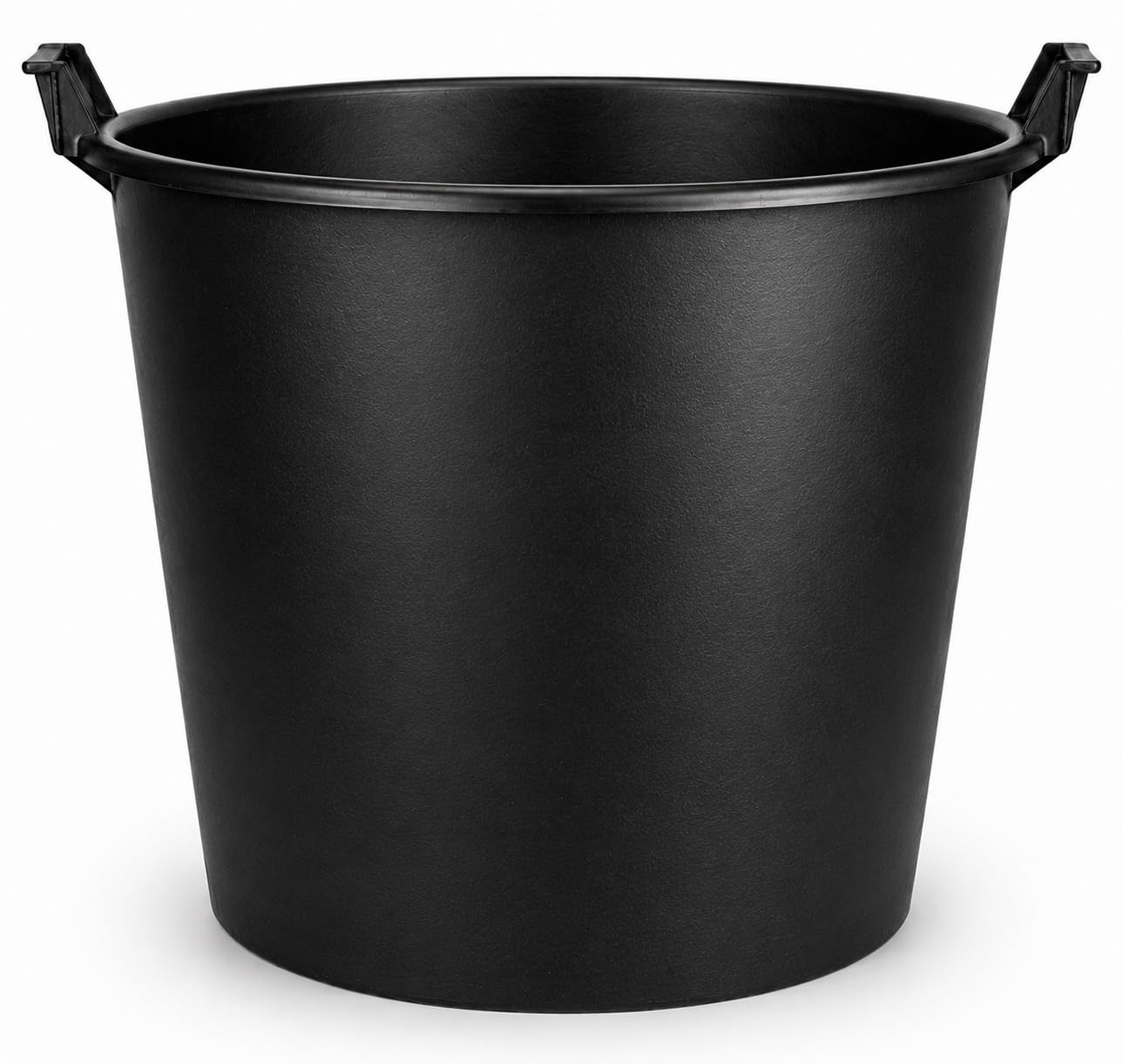Muddy Hands Heavy Duty Plastic Multi-Purpose Container with Integrated Carry Handles, Strong Garden Storage Tub, Builders Mixing Bucket, Home Garage Utility Bin, No Drainage Holes (1, 50 Litre)