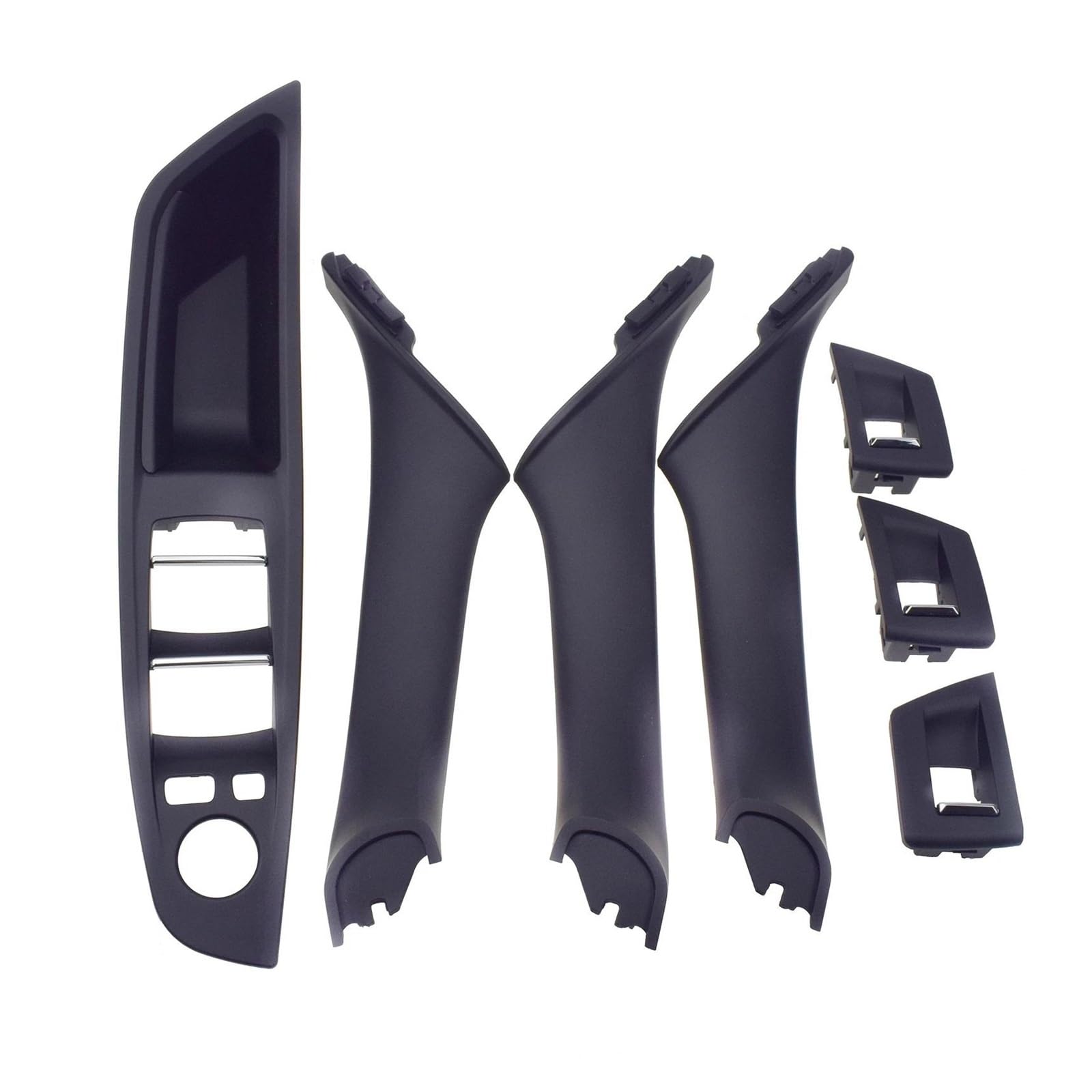 Poignée de porte intérieure F10 collante ? Changez tout avec ce kit 7 pièces LHD Série 5 Noir