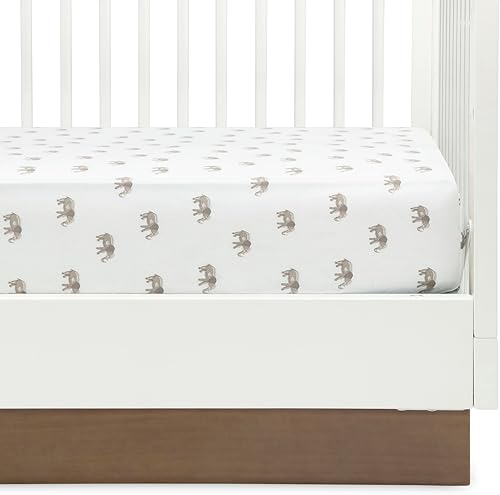 Miniatura 9 de Delta Children BeautySleep SlumberTime Naturally - Sábanas ajustables para cuna y niños pequeños (paquete de 2), Safari Friends (paquete)