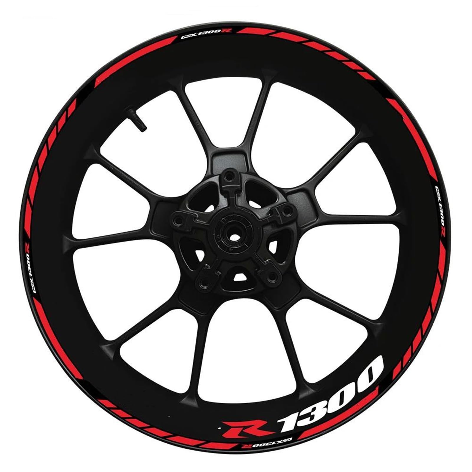 for Suzuki for Gsx-r1300 for Hayabusa for GsxR1300 Motorcycles Wheel Hub Rim Thick Edge Stickers(Style 9)