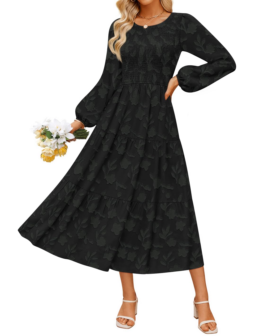 ZESICA Midi Dress