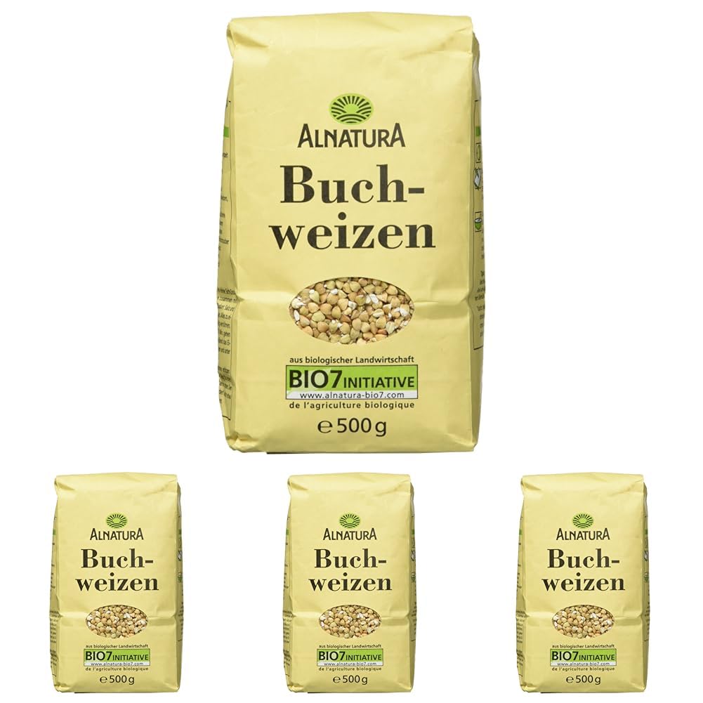 Alnatura Bio Buchweizen, 500g (Packung mit 4)