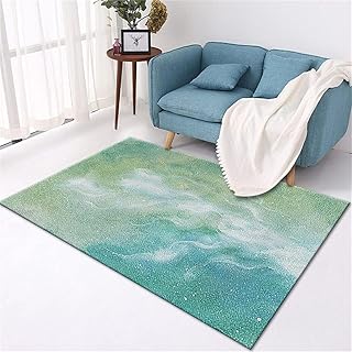 Tappeto Decontaminante Lavabile Tappeti Camera Ragazzi Il tappeto moderno rettangolare della sala da pranzo della camera da letto verde può essere personalizzato 100X160CM Tappeti Grigi