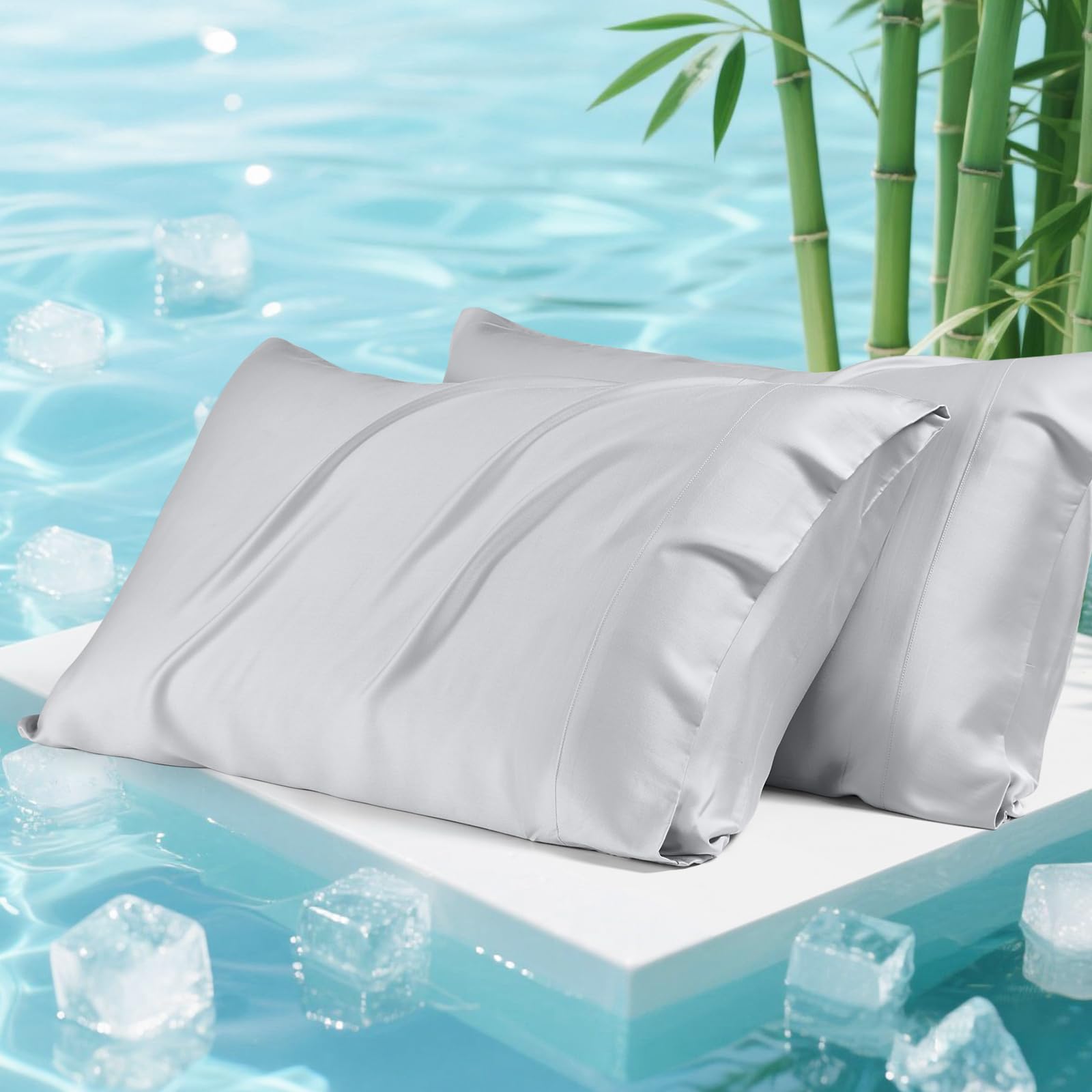 匿名配送✨枕カバー 2枚セット 封筒式ピローケース　グレー 匿名配送✨枕カバー 2枚セット 封筒式ピローケース グレー