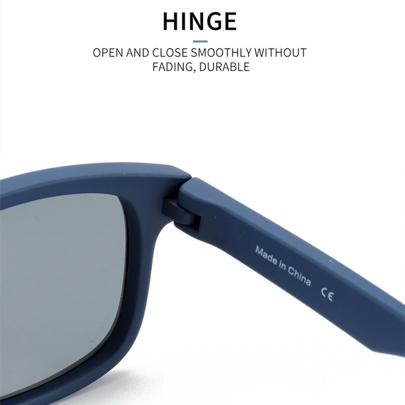Occhiali da sole polarizzati da uomo, stile guida, classici, a specchio, UV400