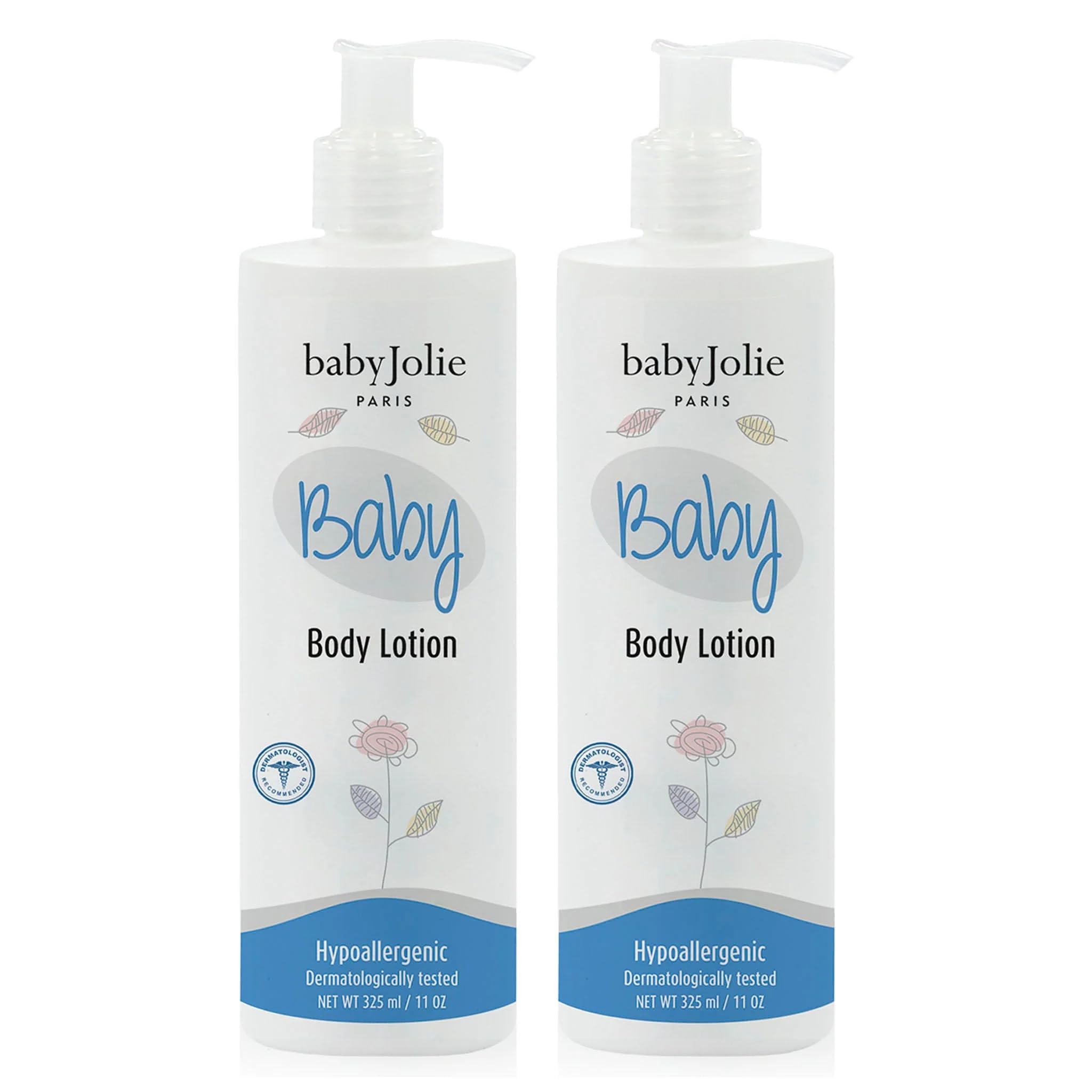 Baby Jolie Gift Set for Babies and Toddlers | 2Pk Body Lotion Moisturizing 11Oz