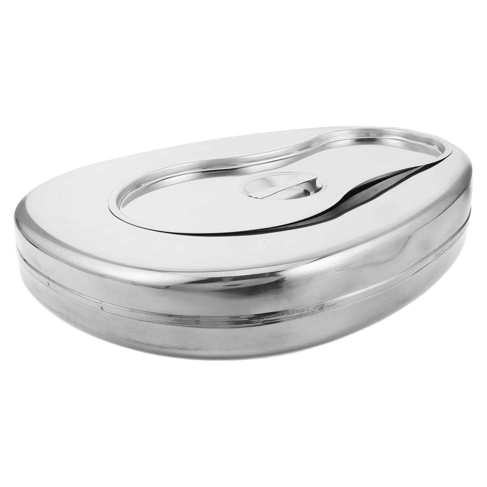 Orinal de Acero Inoxidable con Tapa para Adultos y Ancianos
