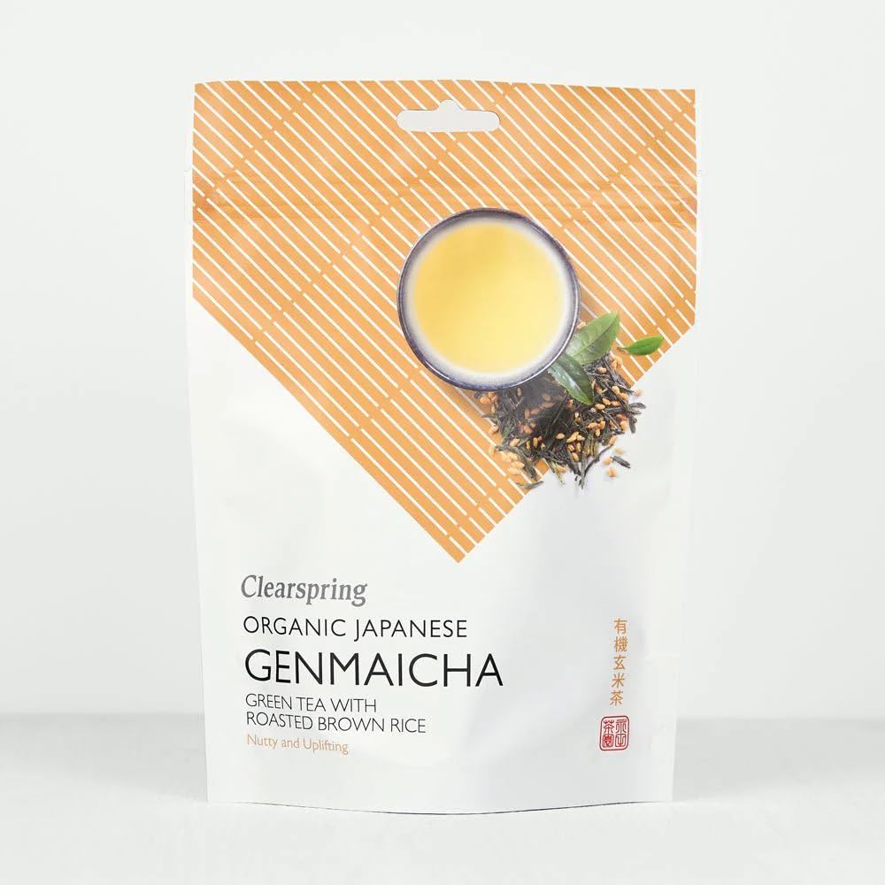 Organic Japanese Loose Leaf Tea (Genmaicha) - (Pack of 6)