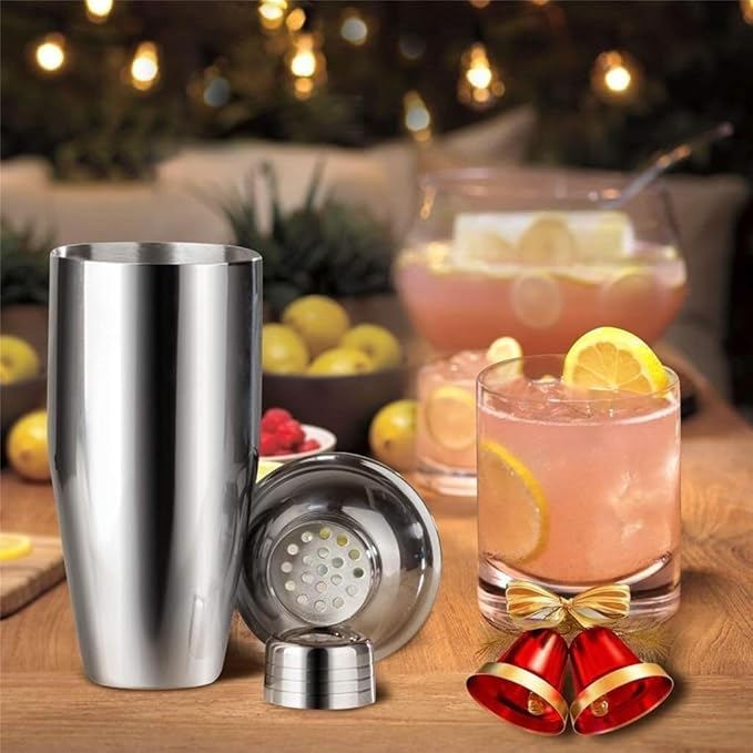 Set de Bar 6 Piezas Coctelera Acero Inoxidable Kit Bartender miniatura 2