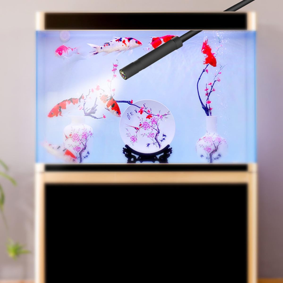 Endoskopkamera 1920x1080p mit 8 LED Lampen, Ip67, Schwarz