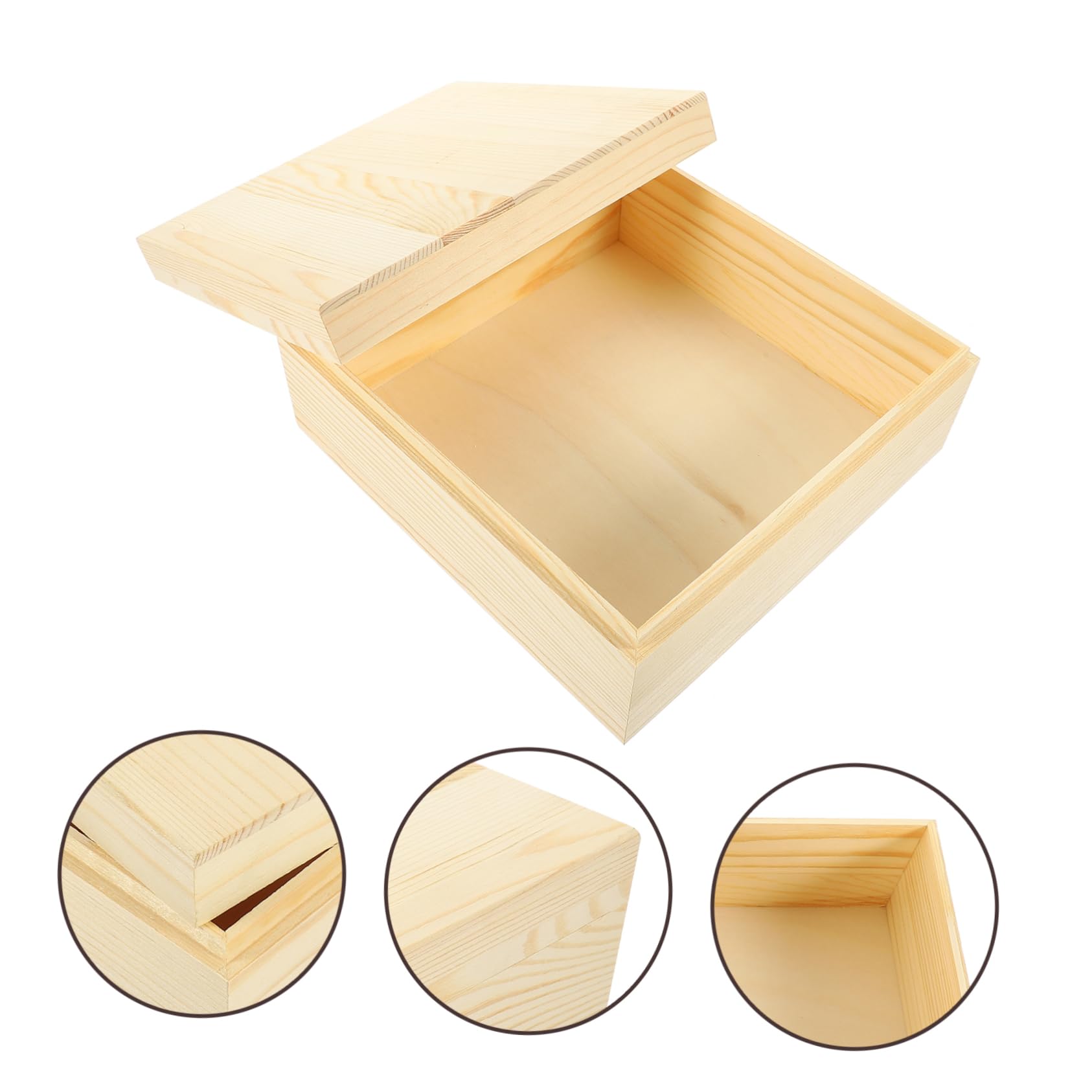 SHERCHPRY Scatola a Cassetto in Legno per Matrimonio e Bomboniere | Legno Massello, Design Fashion Apprezzamento Artistico, Uso per Wedding e Home Decoration