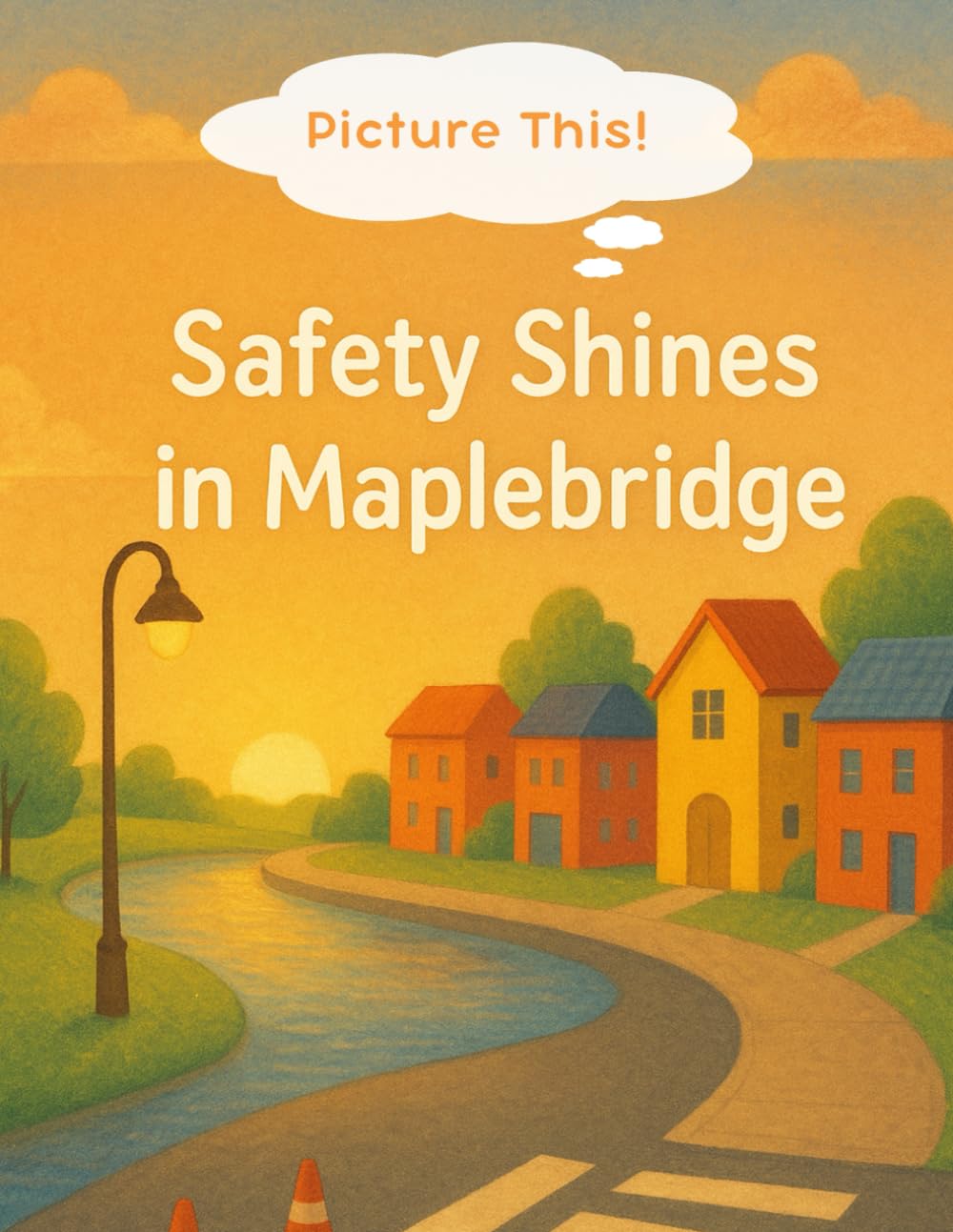 Picture This! Safety Shines in Maplebridge: An empowering, interactive safety-themed storybook for ages 4–8 that invites kids to illustrate each page ... Storybooks: Neighborhood Adventures Series)